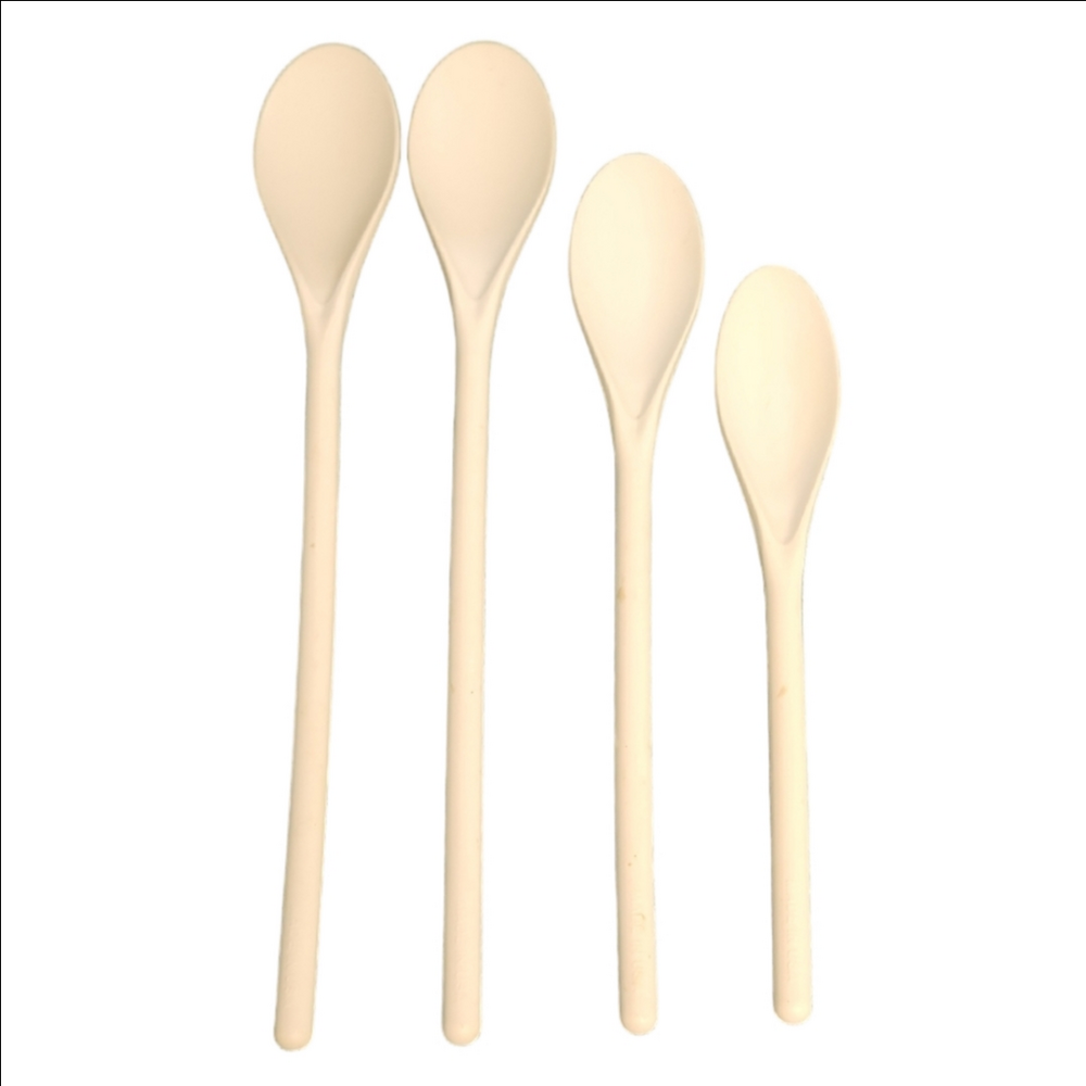 Elegant White Spoon Set